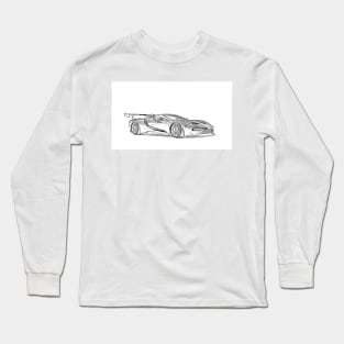 GT Racing Wireframe Long Sleeve T-Shirt